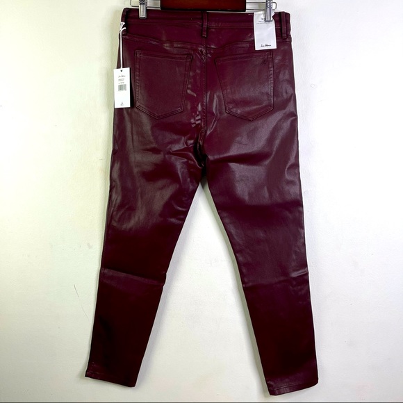 Sam Edelman The Stiletto Faux Leather Skinny Jean Size 32 NWT - Picture 3 of 8
